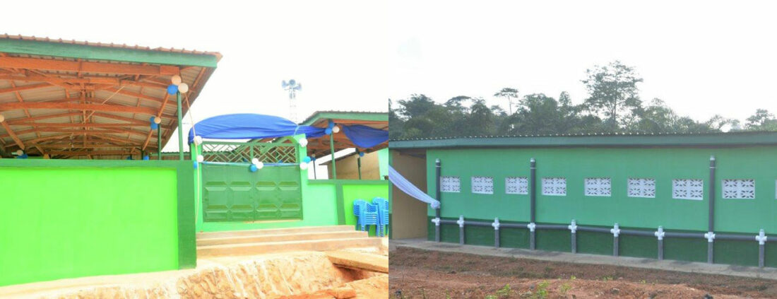 Inauguration des toilettes KVIP 10 places et rénovation du centre communautaire Dwabor