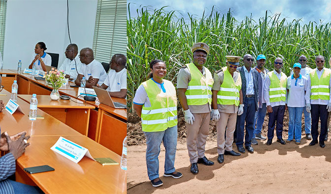 Visite du Ministère de l’Environnement et du Dévelopement Durable au complexe sucrier de BOROTOU-KORO