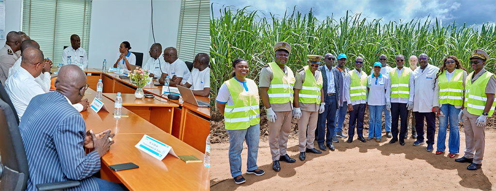 Visite du Ministère de l’Environnement et du Dévelopement Durable au complexe sucrier de BOROTOU-KORO