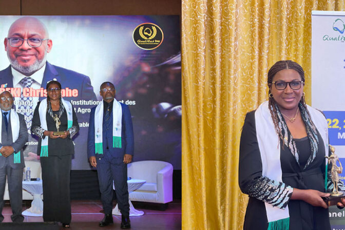 AFRICA QSHE FORUM : Christophe KOREKI reçoit le prix du Leadership du Système de Management de la Qualité, de la Sécurité et de l’Environnement, édition 2024
