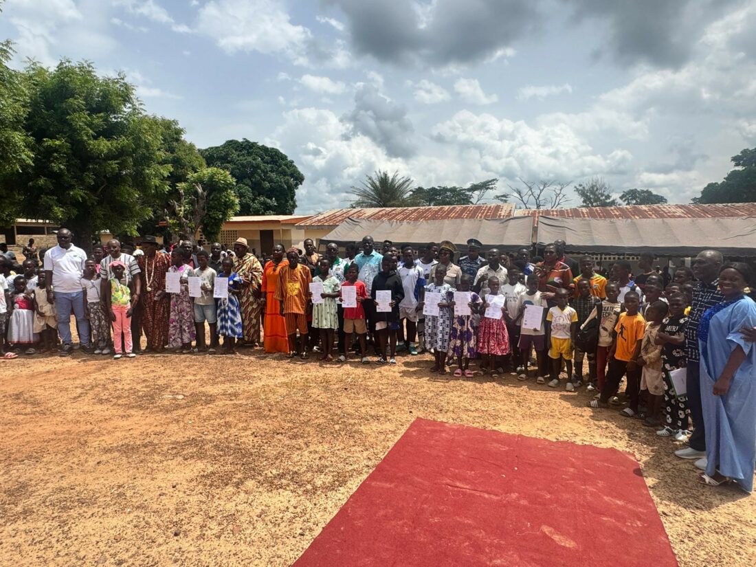BOUBO/LÔ-DJIBOUA : 200 extraits de naissance délivrés aux élèves de GLY, GUILEHIRI et LABODOUGOU par PALMCI
