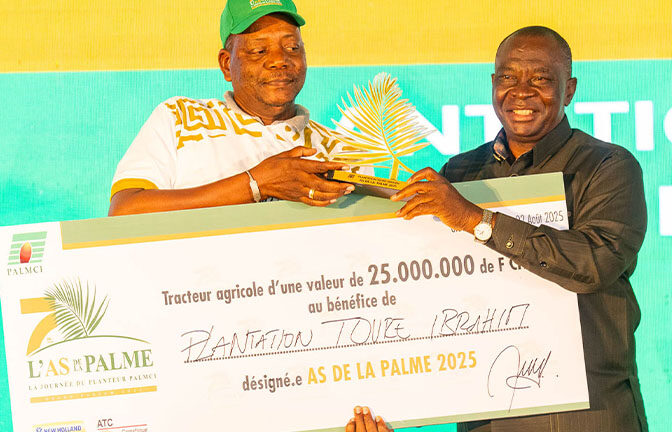 7ᵉ JOURNÉE DU PLANTEUR PALMCI : Touré Ibrahim sacré « As de la Palme 2025 » à Grand-Bassam