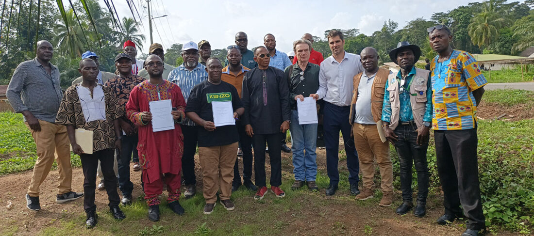 La SIPH et la communauté de Sarbo signent un accord pour la forêt et le développement au Liberia